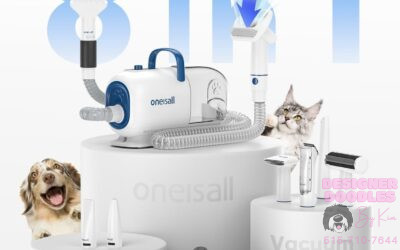8-in-1 Pet Groomer with Clipper, Vacuum, and Blow Dryer attachments for Doodles